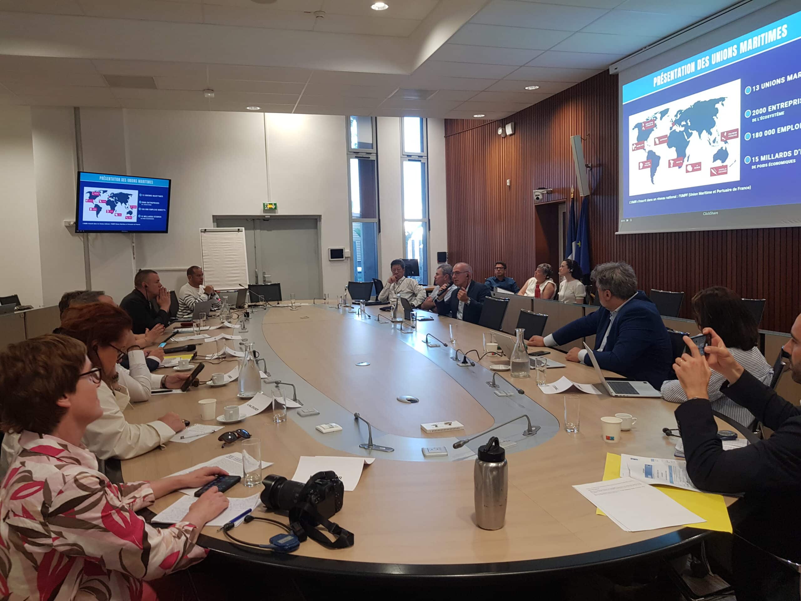 Visite d&rsquo;une délégation de députés européens -séquence Economie Bleue